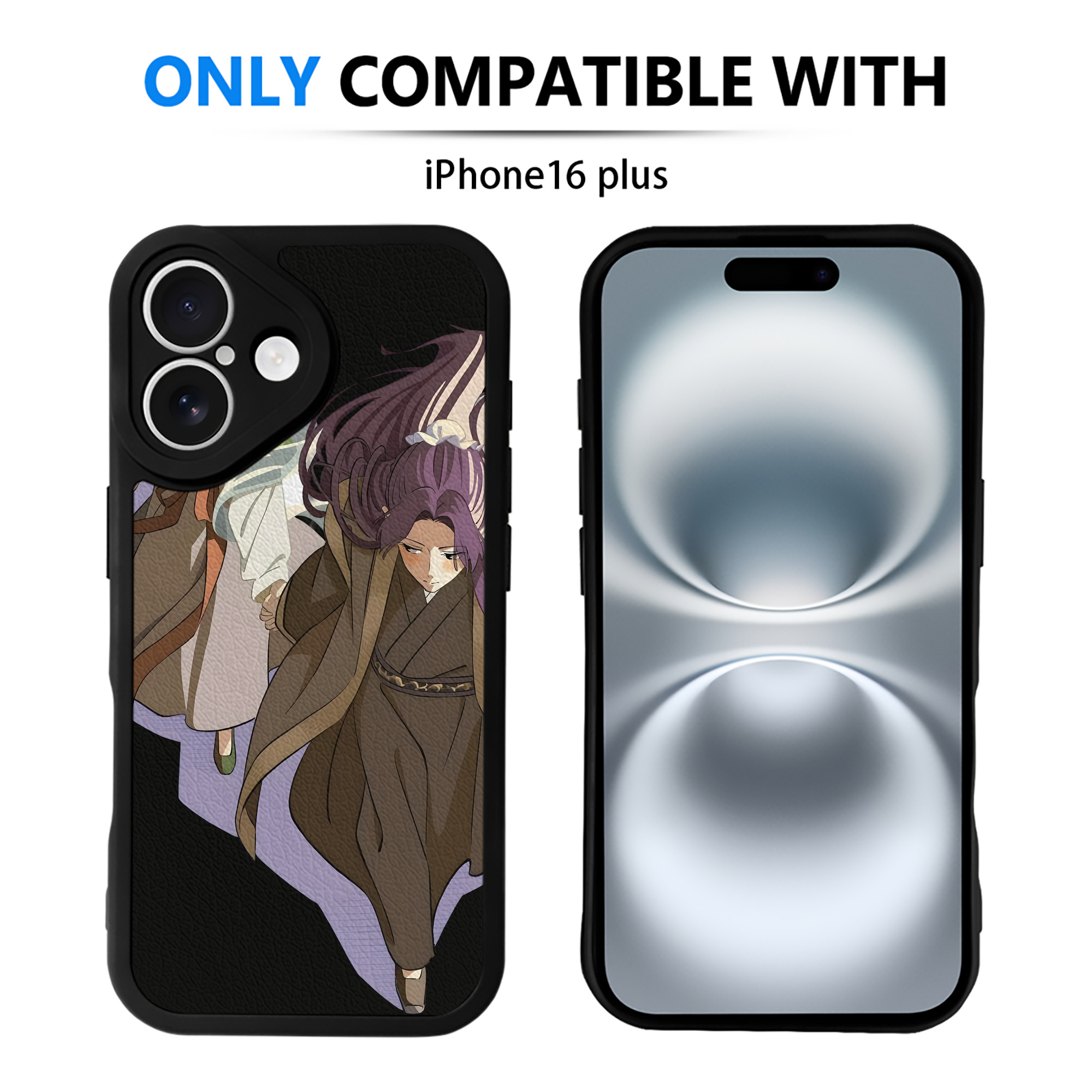 （画像用） 薬屋のひとりごと The Apothecary Diaries 【iPhone 16シリーズ対応】シリコンスマホケース（レザー調） 材質：シリコン